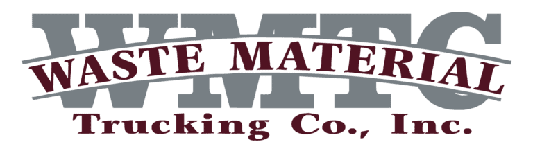 Waste Material Trucking Company Logo